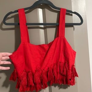 Tularosa Tassel Crop Top
